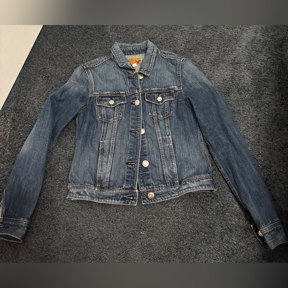 American Eagle Blue Denim Jacket size small